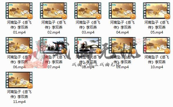 河南坠子视频《岳飞传》